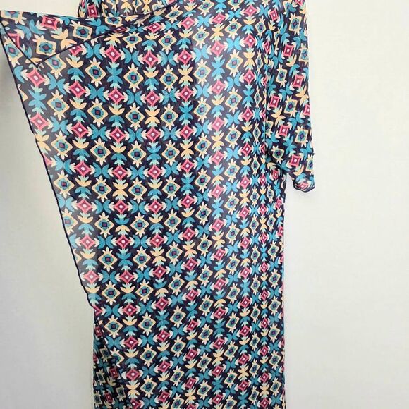 LuLaRoe Aztec Geometric Print Kimono M - Picture 5 of 9